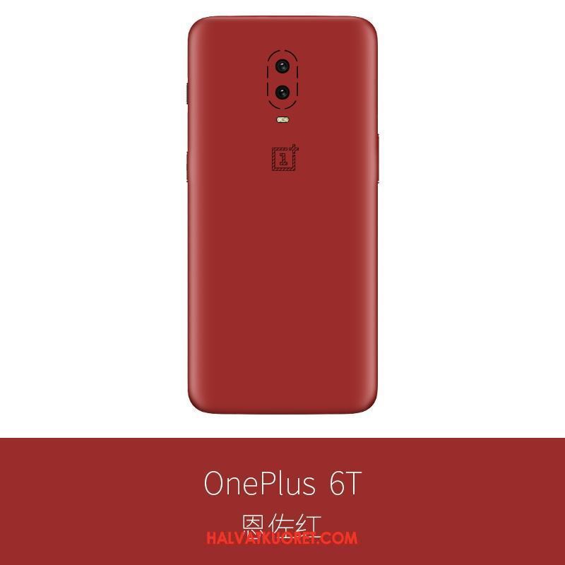 Oneplus 6t Kuoret Puhelimen Aito Nahka Ohut, Oneplus 6t Kuori All Inclusive Muokata Braun