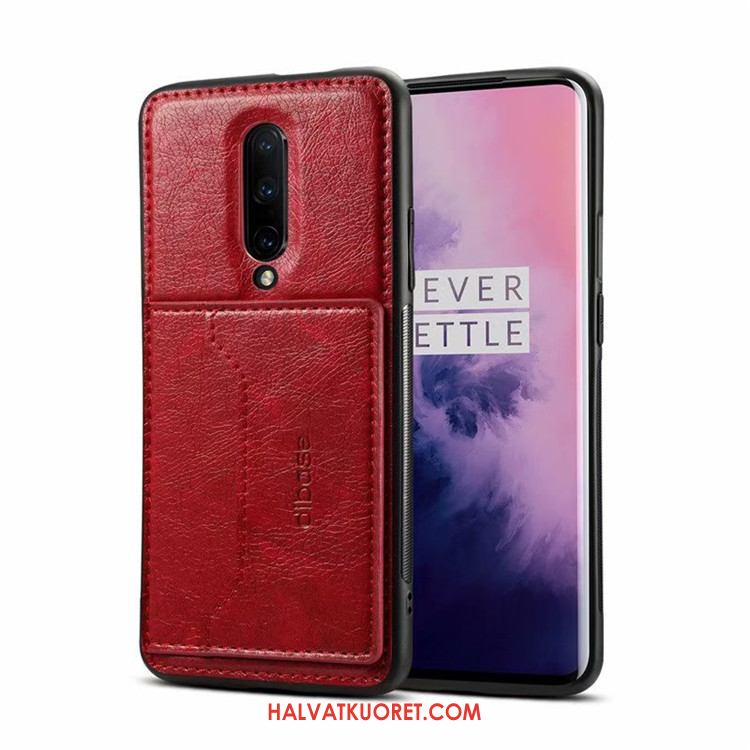 Oneplus 7 Pro Kuoret Kortti Murtumaton, Oneplus 7 Pro Kuori Kotelo Takakansi Braun