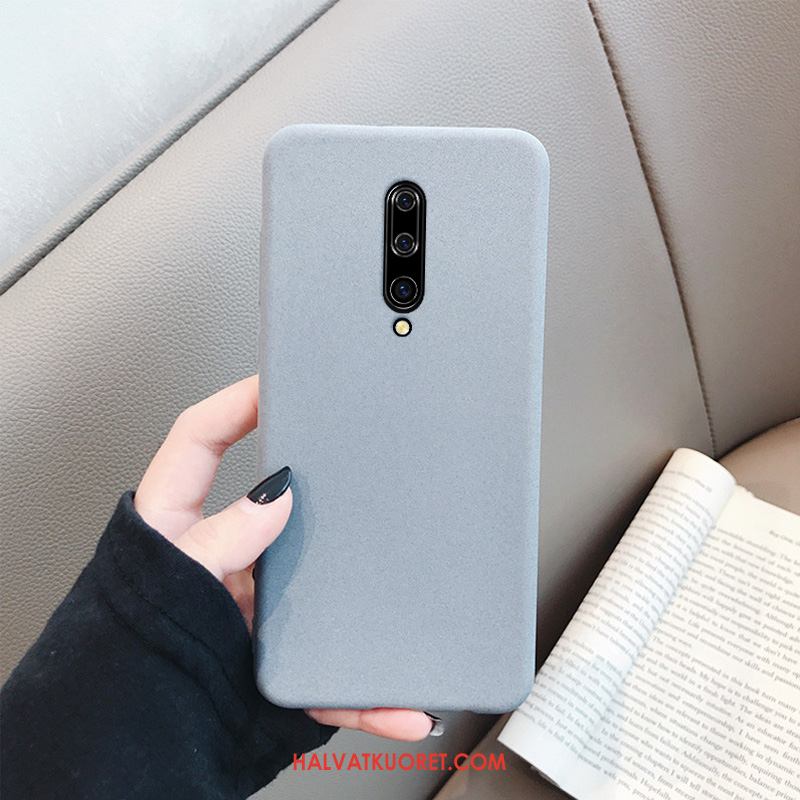 Oneplus 7 Pro Kuoret Pesty Suede Persoonallisuus, Oneplus 7 Pro Kuori Musta Silikoni