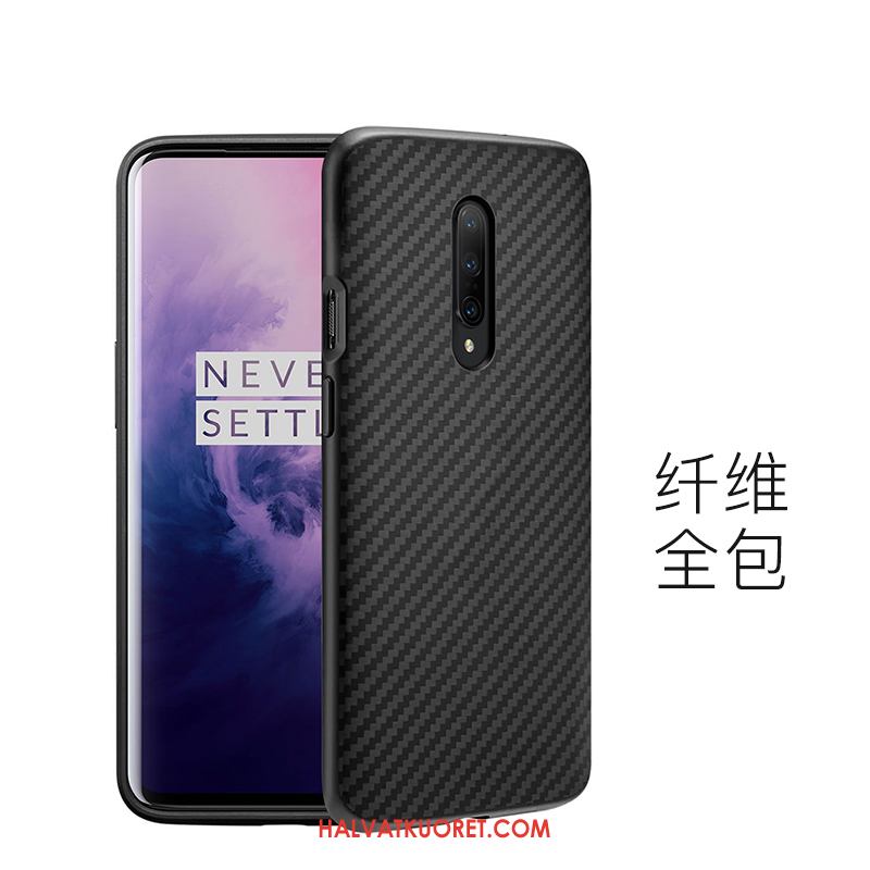 Oneplus 7 Pro Kuoret Puhelimen Suojaus Pesty Suede, Oneplus 7 Pro Kuori Ohut Ultra Braun