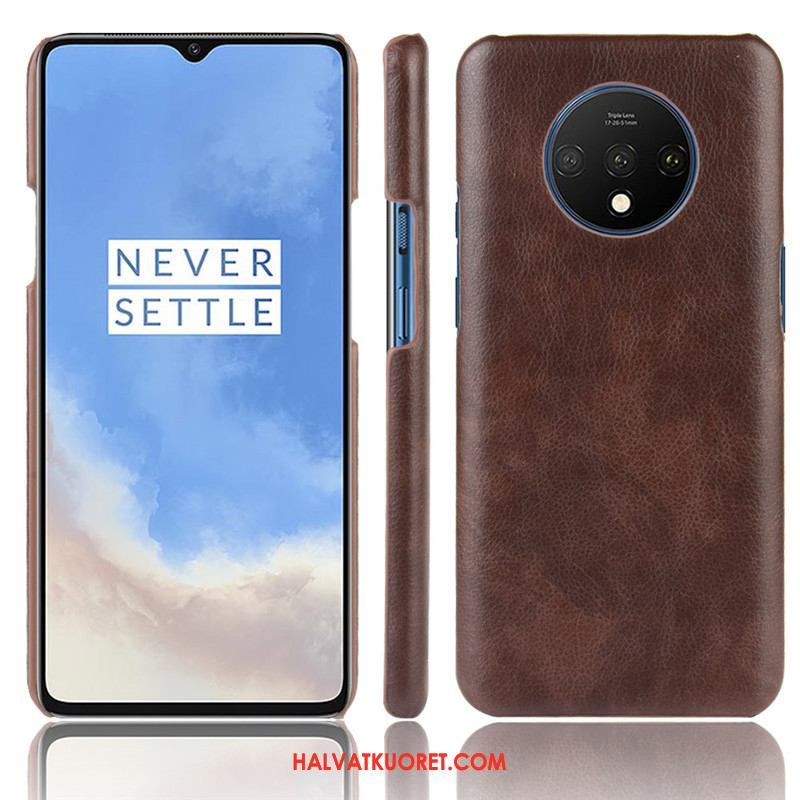 Oneplus 7t Kuoret Punainen Suojaus Kotelo, Oneplus 7t Kuori Nahka Puhelimen