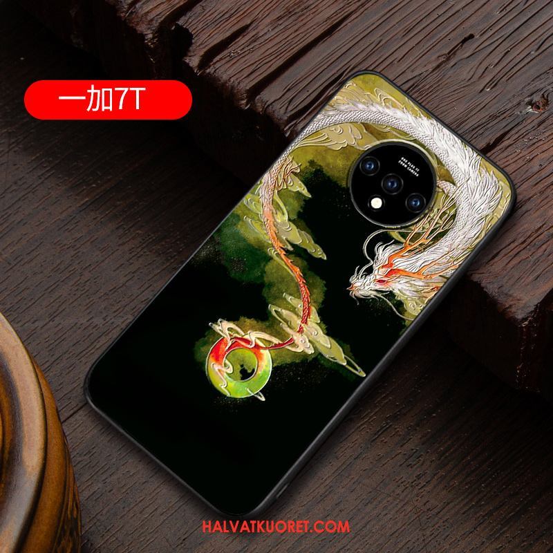Oneplus 7t Kuoret Silikoni Pesty Suede Kotelo, Oneplus 7t Kuori Ohut Kiinalainen Tyyli