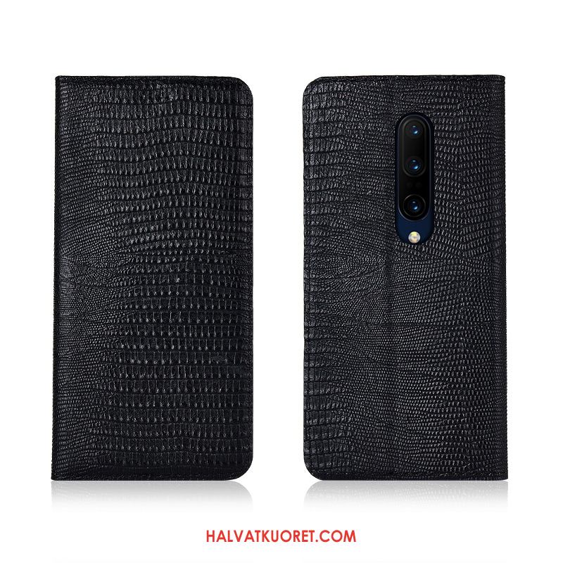 Oneplus 8 Kuoret Silikoni Aito Nahka Nahkakotelo, Oneplus 8 Kuori Musta Murtumaton