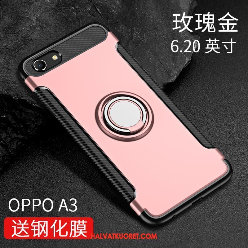 Oppo A3 Kuoret Auto Suojaus Rengas, Oppo A3 Kuori Kotelo Säteilevä