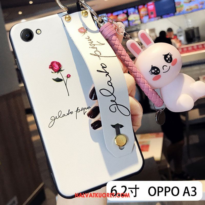 Oppo A3 Kuoret Silikoni All Inclusive Persoonallisuus, Oppo A3 Kuori Musta Kotelo