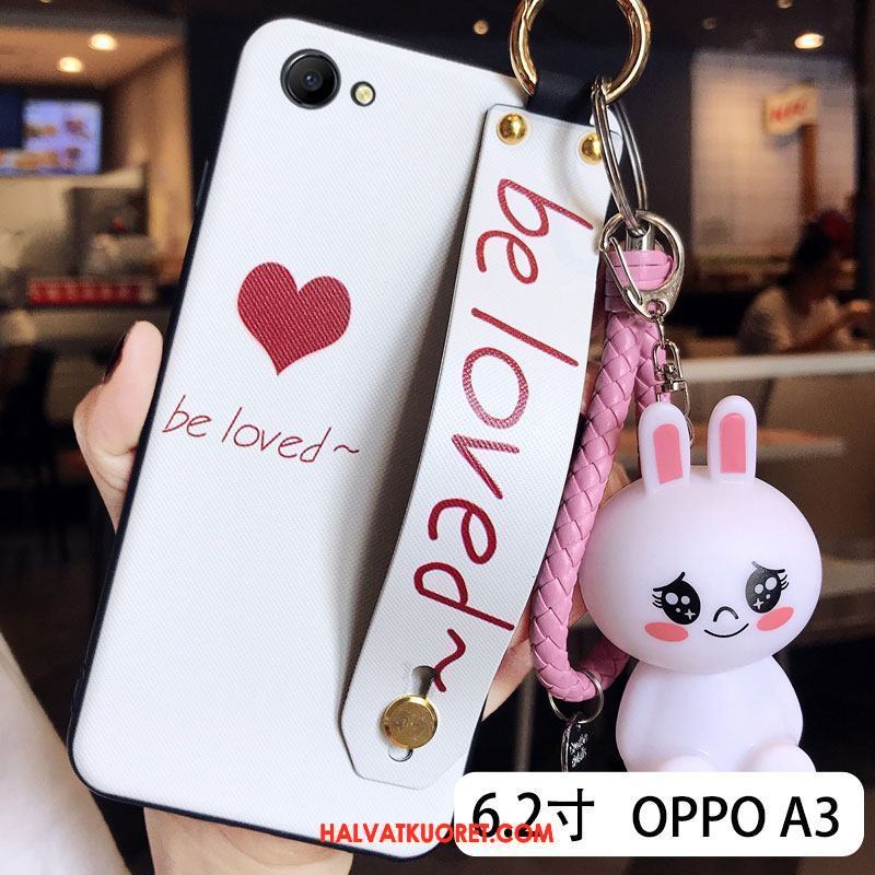 Oppo A3 Kuoret Silikoni All Inclusive Persoonallisuus, Oppo A3 Kuori Musta Kotelo