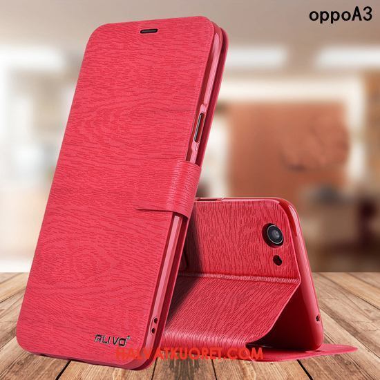 Oppo A3 Kuoret Trendi Pesty Suede, Oppo A3 Kuori Murtumaton Suojaus Braun