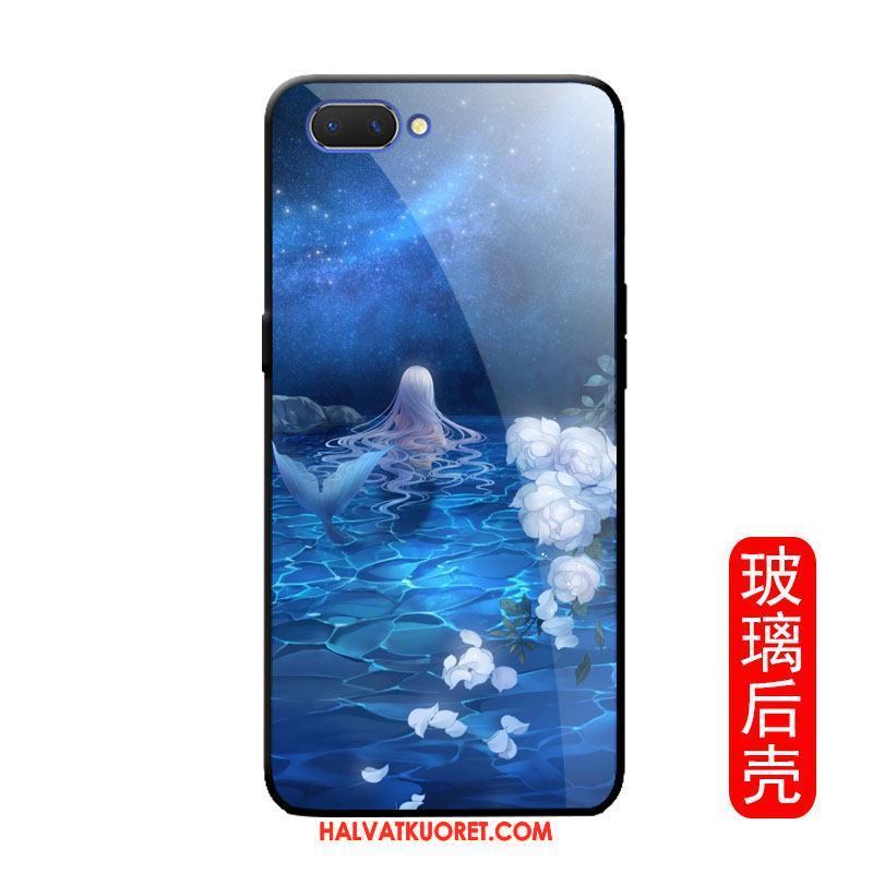 Oppo A3s Kuoret Aallot Suojaus Kotelo, Oppo A3s Kuori Silikoni Lasi