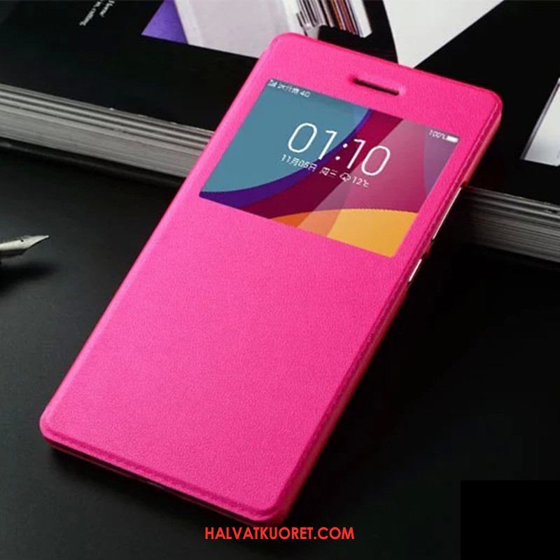 Oppo A5 2020 Kuoret Avaa Ikkuna Takakansi, Oppo A5 2020 Kuori Musta Tuki