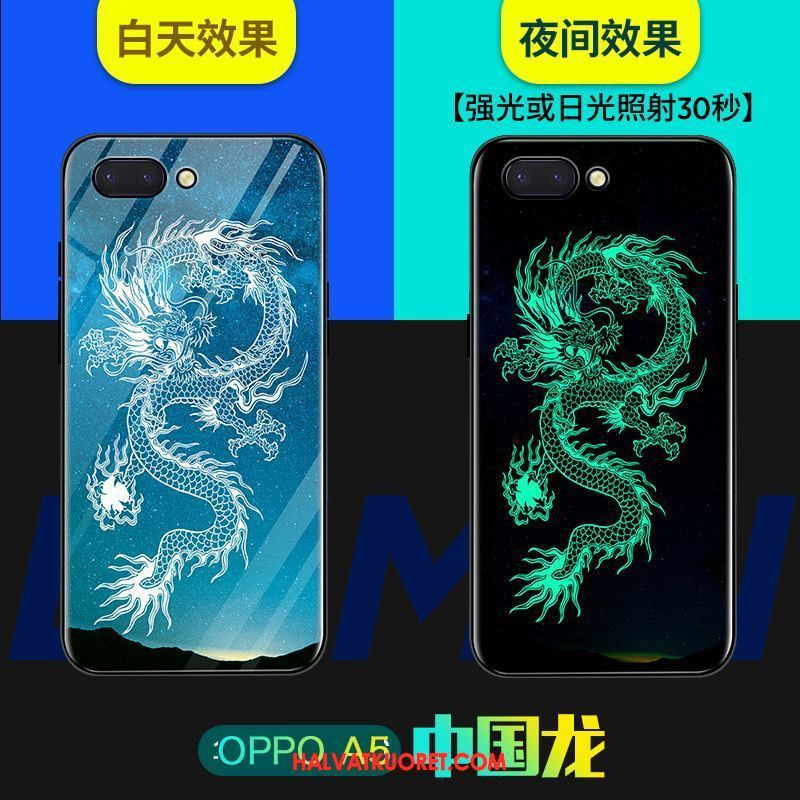 Oppo A5 Kuoret All Inclusive Kotelo Puhelimen, Oppo A5 Kuori Lasi Net Red