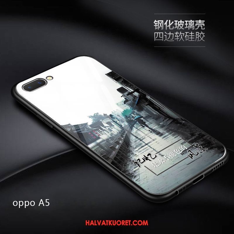 Oppo A5 Kuoret Karkaisu Kotelo Sarjakuva, Oppo A5 Kuori All Inclusive Silikoni