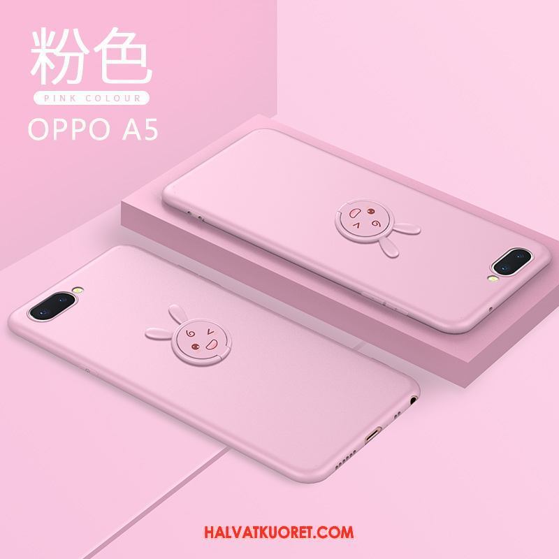 Oppo A5 Kuoret Murtumaton Silikoni Vaalean, Oppo A5 Kuori Luova Ohut