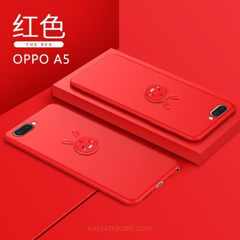 Oppo A5 Kuoret Murtumaton Silikoni Vaalean, Oppo A5 Kuori Luova Ohut