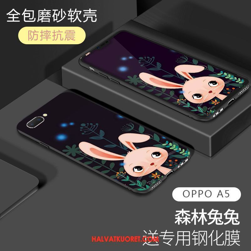 Oppo A5 Kuoret Net Red Pehmeä Neste Pesty Suede, Oppo A5 Kuori Trendi