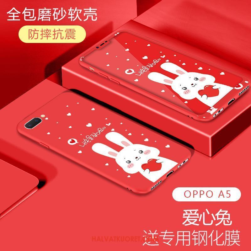 Oppo A5 Kuoret Net Red Pehmeä Neste Pesty Suede, Oppo A5 Kuori Trendi