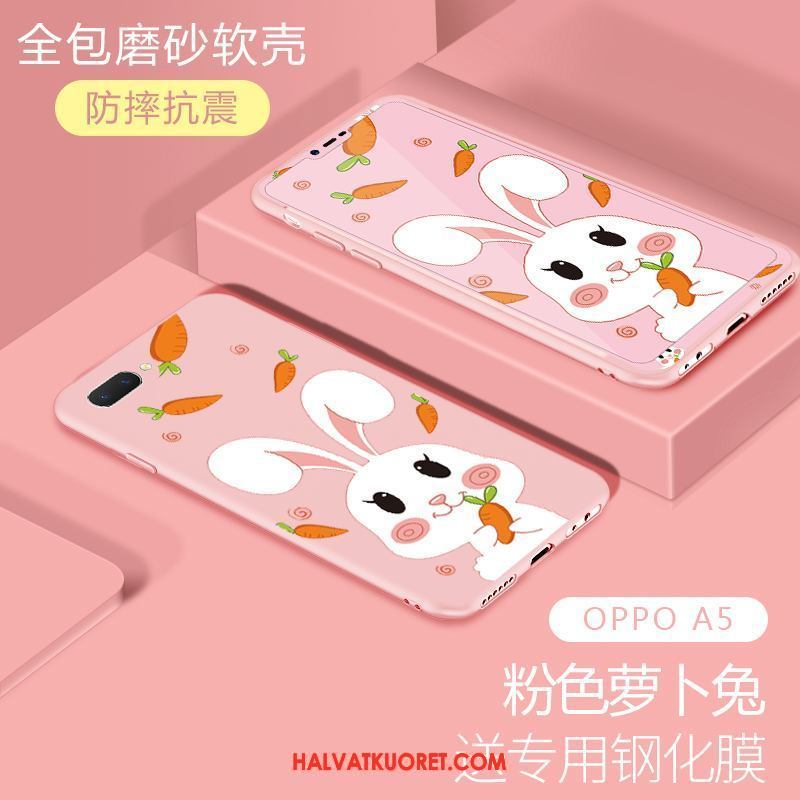 Oppo A5 Kuoret Net Red Pehmeä Neste Pesty Suede, Oppo A5 Kuori Trendi