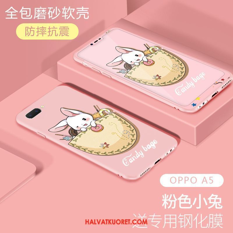 Oppo A5 Kuoret Net Red Pehmeä Neste Pesty Suede, Oppo A5 Kuori Trendi