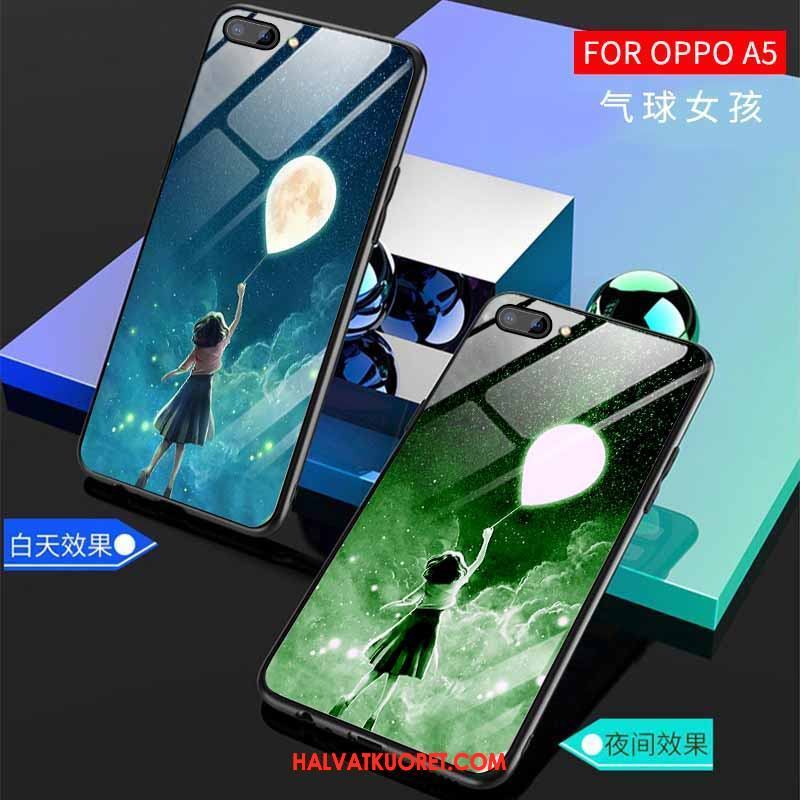 Oppo A5 Kuoret Trendi Puhelimen, Oppo A5 Kuori Vihreä Murtumaton