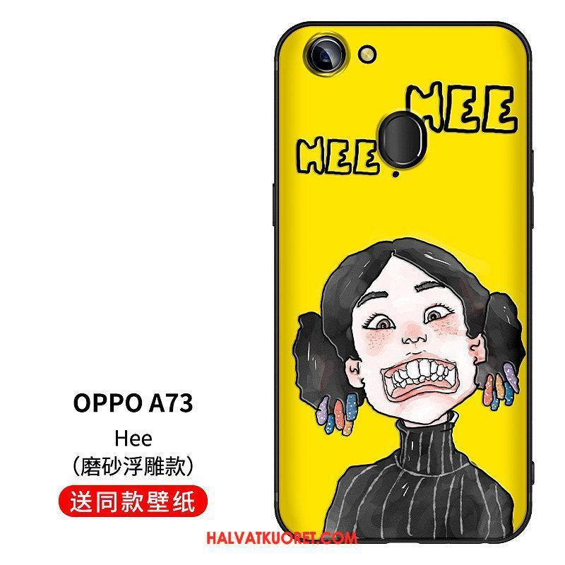 Oppo A73 Kuoret All Inclusive Luova Net Red, Oppo A73 Kuori Punainen Puhelimen