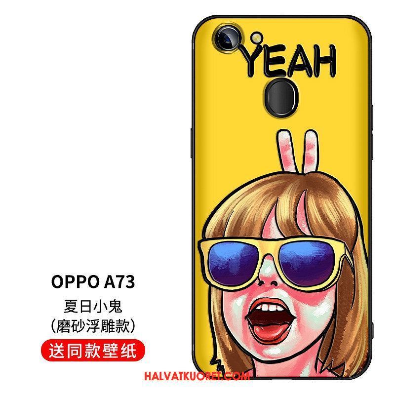 Oppo A73 Kuoret All Inclusive Luova Net Red, Oppo A73 Kuori Punainen Puhelimen