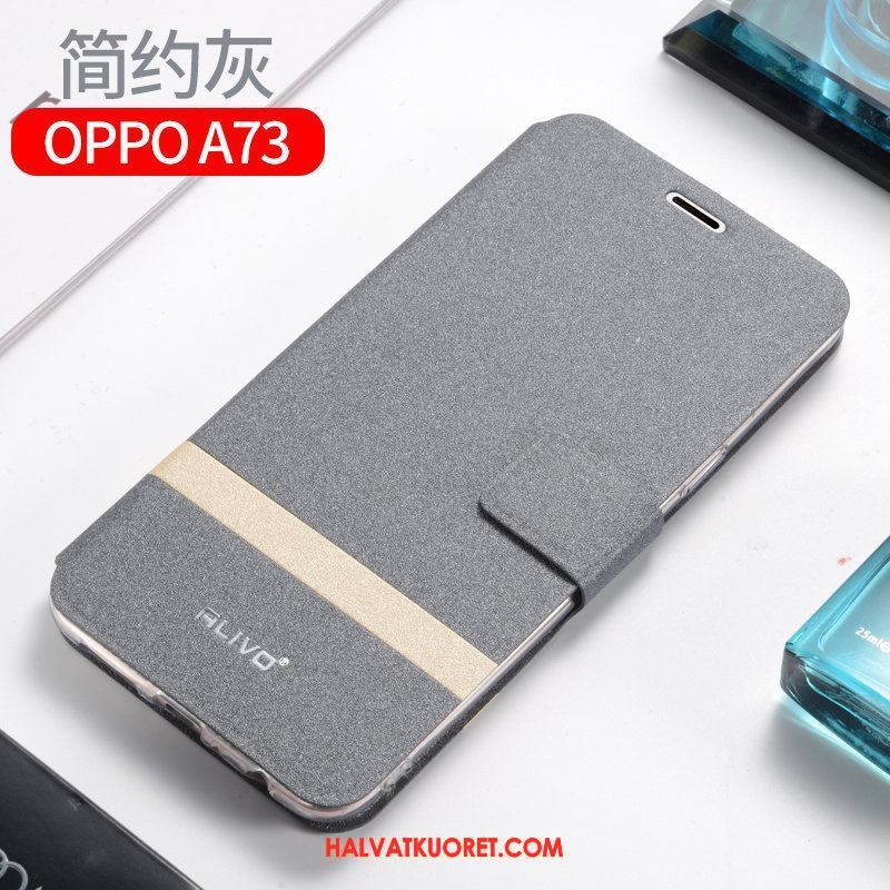 Oppo A73 Kuoret All Inclusive Simpukka Tummansininen, Oppo A73 Kuori Puhelimen