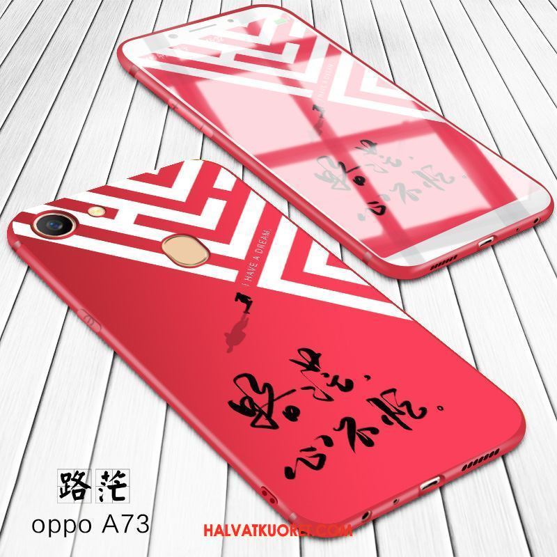 Oppo A73 Kuoret Kotelo Murtumaton Persoonallisuus, Oppo A73 Kuori Luova Keltainen