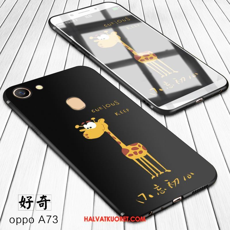 Oppo A73 Kuoret Kotelo Murtumaton Persoonallisuus, Oppo A73 Kuori Luova Keltainen