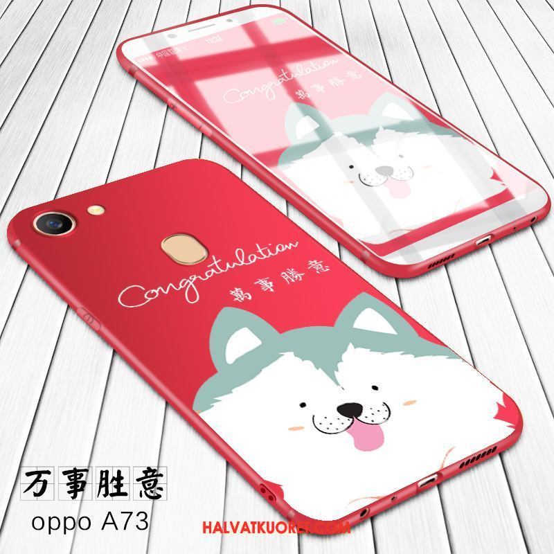 Oppo A73 Kuoret Kotelo Murtumaton Persoonallisuus, Oppo A73 Kuori Luova Keltainen