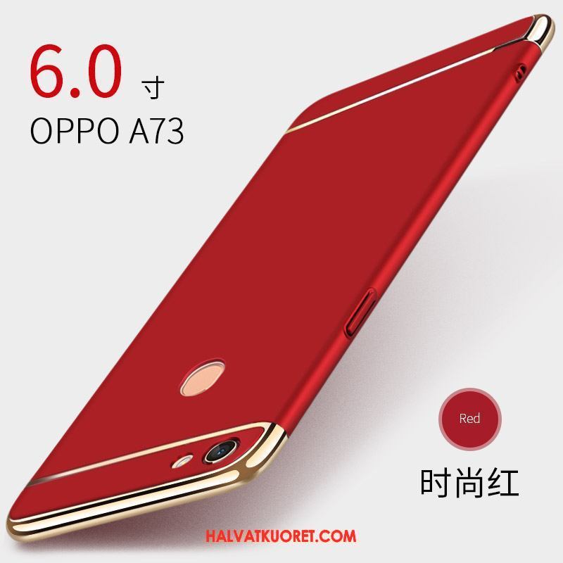 Oppo A73 Kuoret Kulta Kova Suuntaus, Oppo A73 Kuori Persoonallisuus Pesty Suede