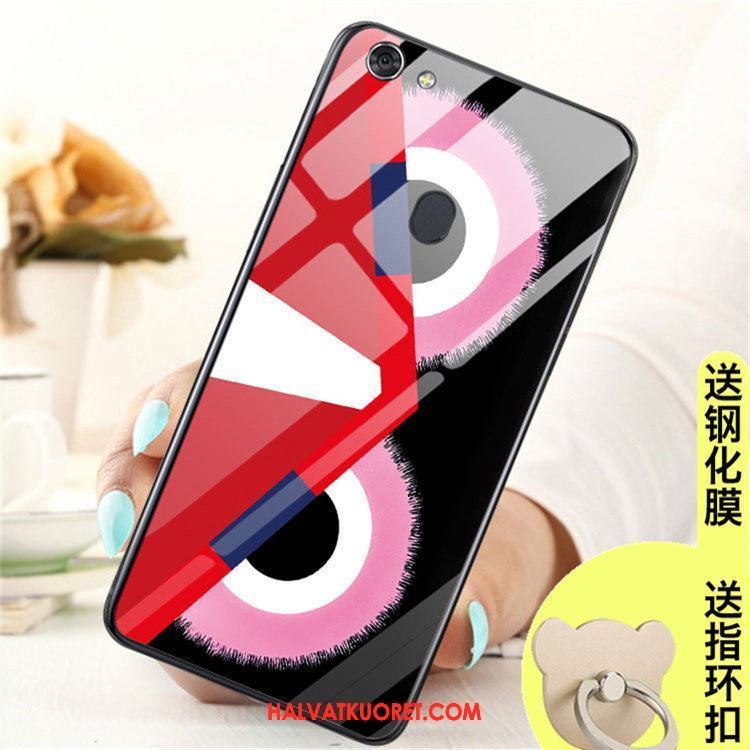 Oppo A73 Kuoret Lasi Sininen Murtumaton, Oppo A73 Kuori Tila Rengas