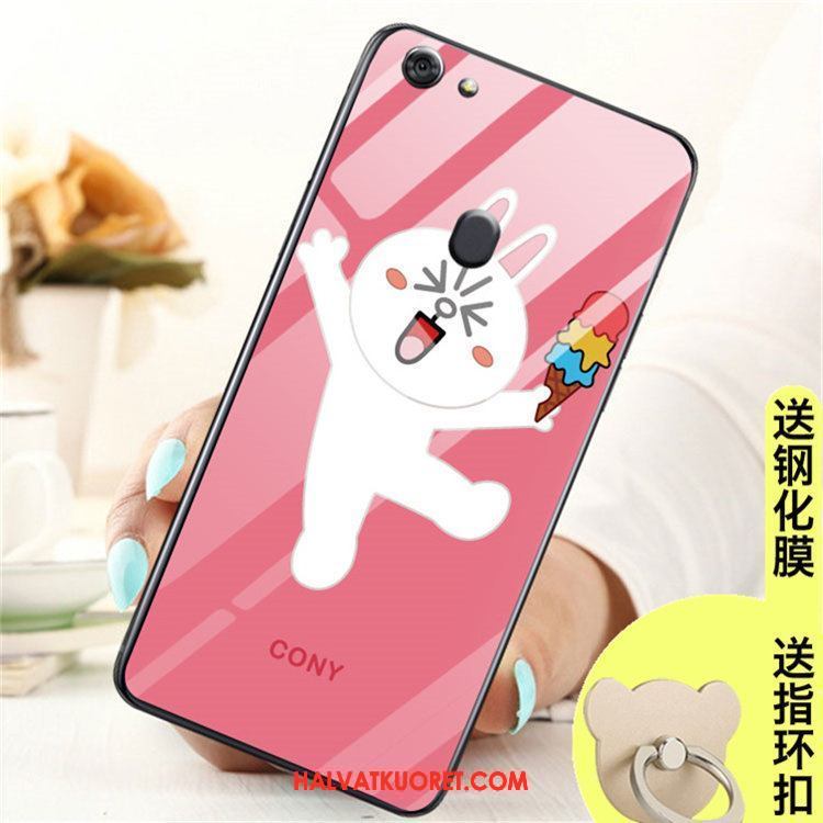 Oppo A73 Kuoret Lasi Sininen Murtumaton, Oppo A73 Kuori Tila Rengas