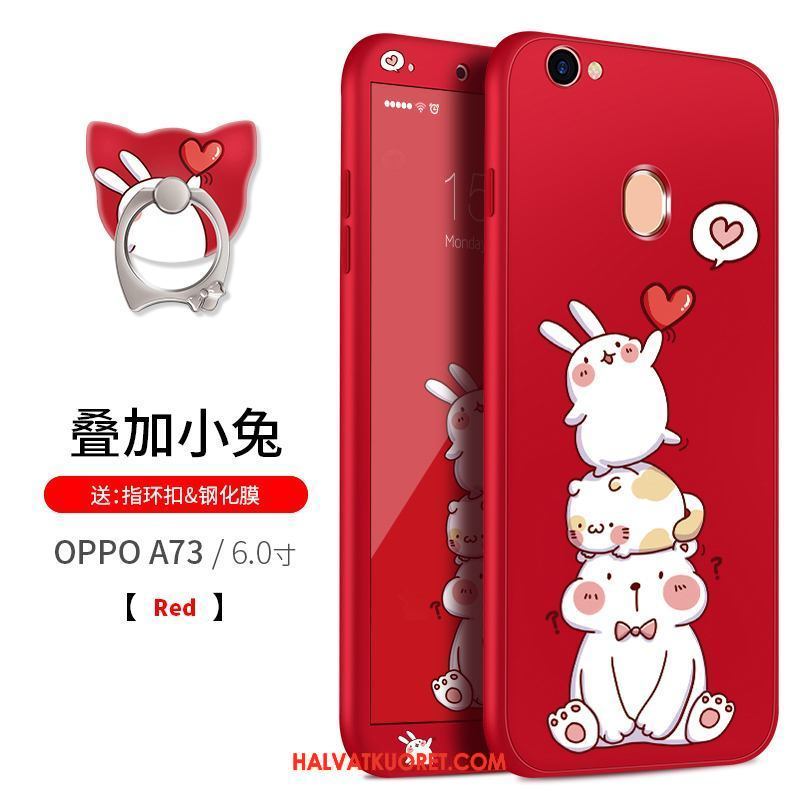 Oppo A73 Kuoret Murtumaton All Inclusive, Oppo A73 Kuori Musta Suojaus