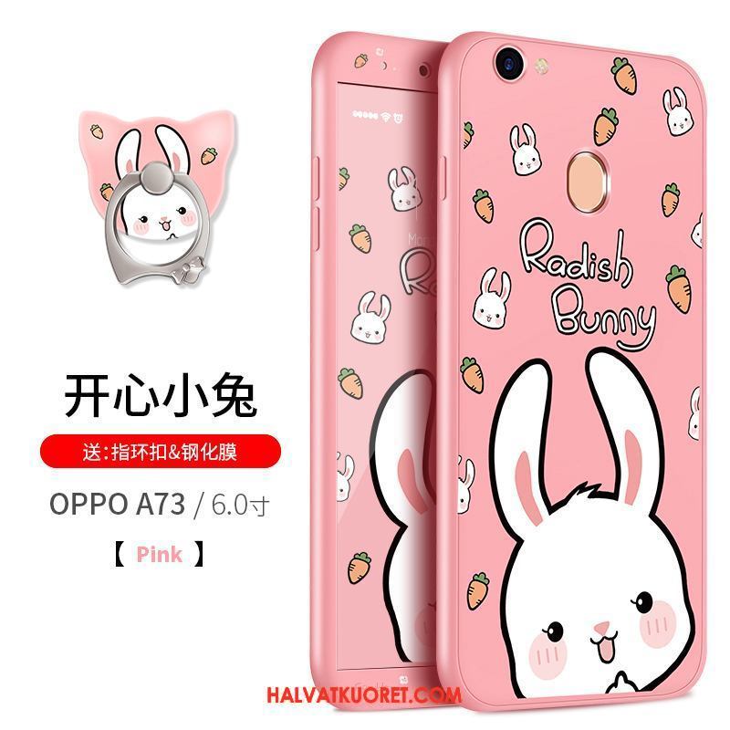 Oppo A73 Kuoret Murtumaton All Inclusive, Oppo A73 Kuori Musta Suojaus