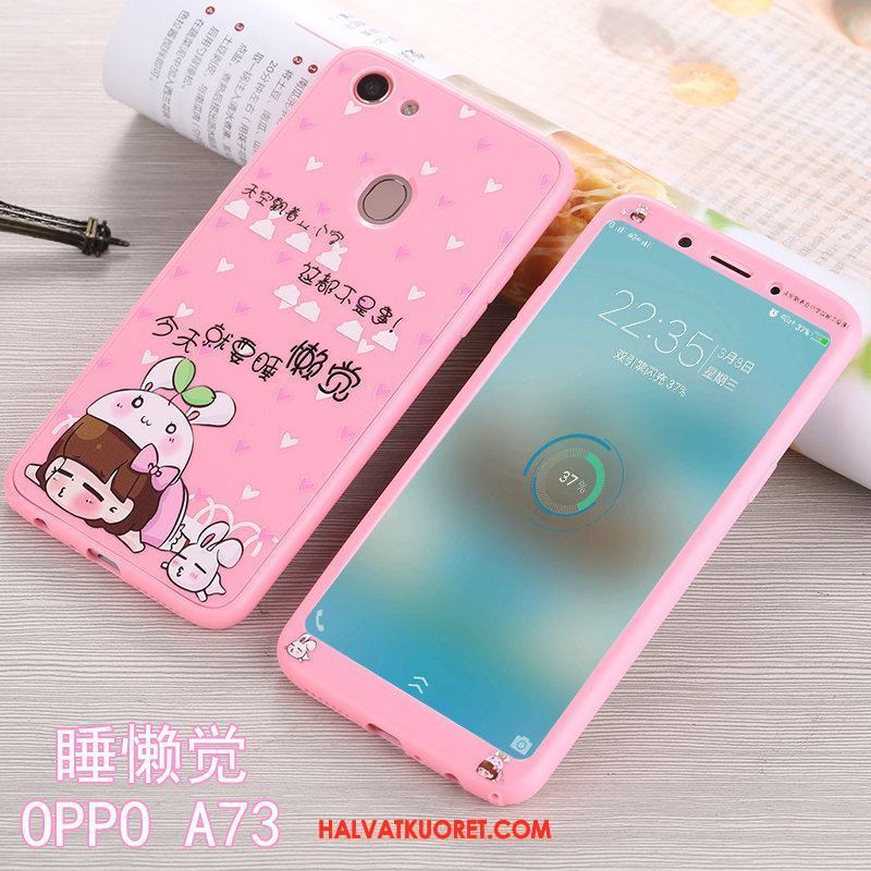 Oppo A73 Kuoret Musta Puhelimen, Oppo A73 Kuori Murtumaton All Inclusive