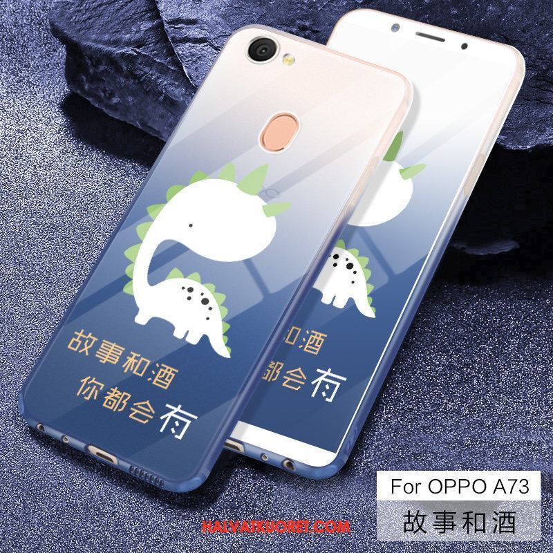 Oppo A73 Kuoret Pehmeä Neste Keltainen, Oppo A73 Kuori Ohut Trendi