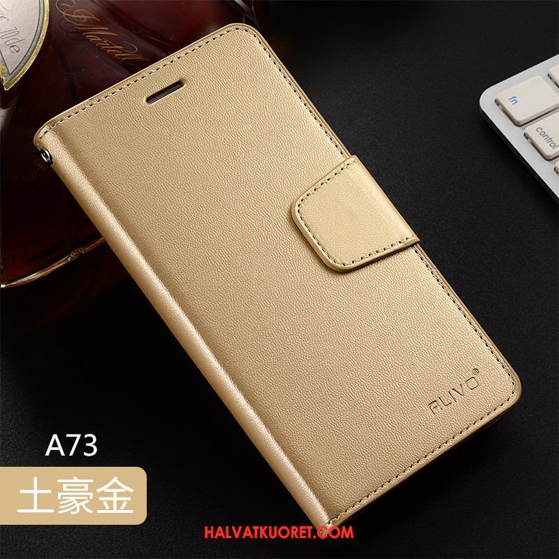 Oppo A73 Kuoret Puhelimen Murtumaton, Oppo A73 Kuori Silikoni Punainen