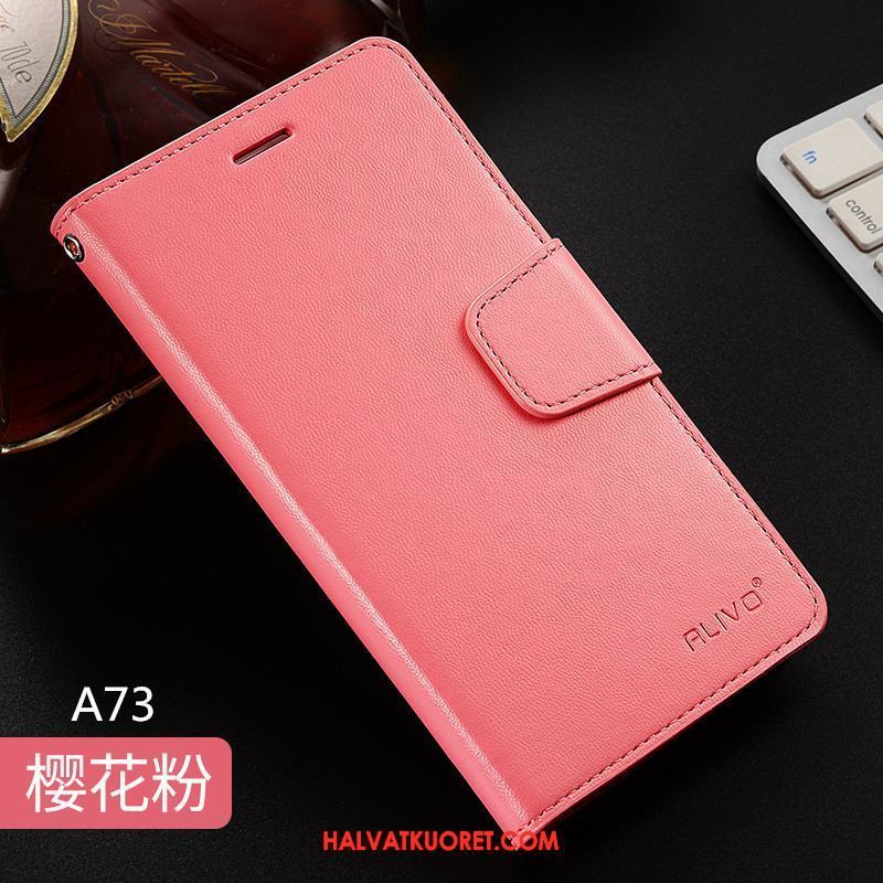 Oppo A73 Kuoret Puhelimen Murtumaton, Oppo A73 Kuori Silikoni Punainen