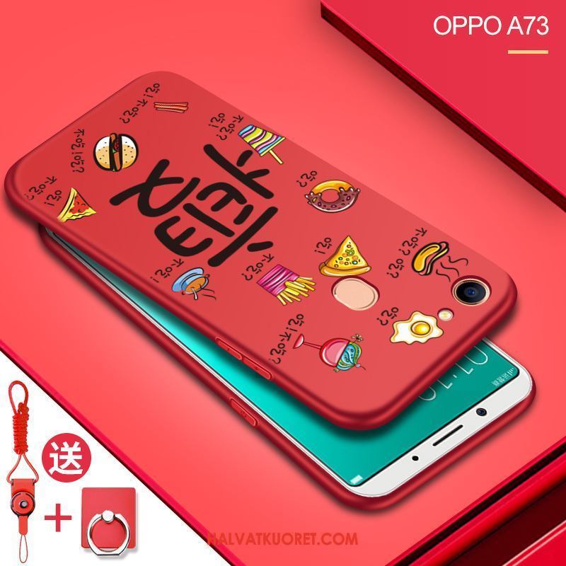 Oppo A73 Kuoret Sarjakuva Net Red Suojaus, Oppo A73 Kuori Pehmeä Neste Uusi