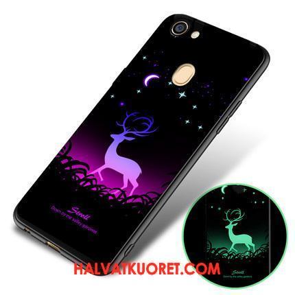 Oppo A73 Kuoret Silikoni Persoonallisuus Kotelo, Oppo A73 Kuori Suojaus Pesty Suede