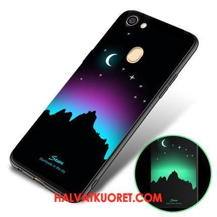 Oppo A73 Kuoret Silikoni Persoonallisuus Kotelo, Oppo A73 Kuori Suojaus Pesty Suede