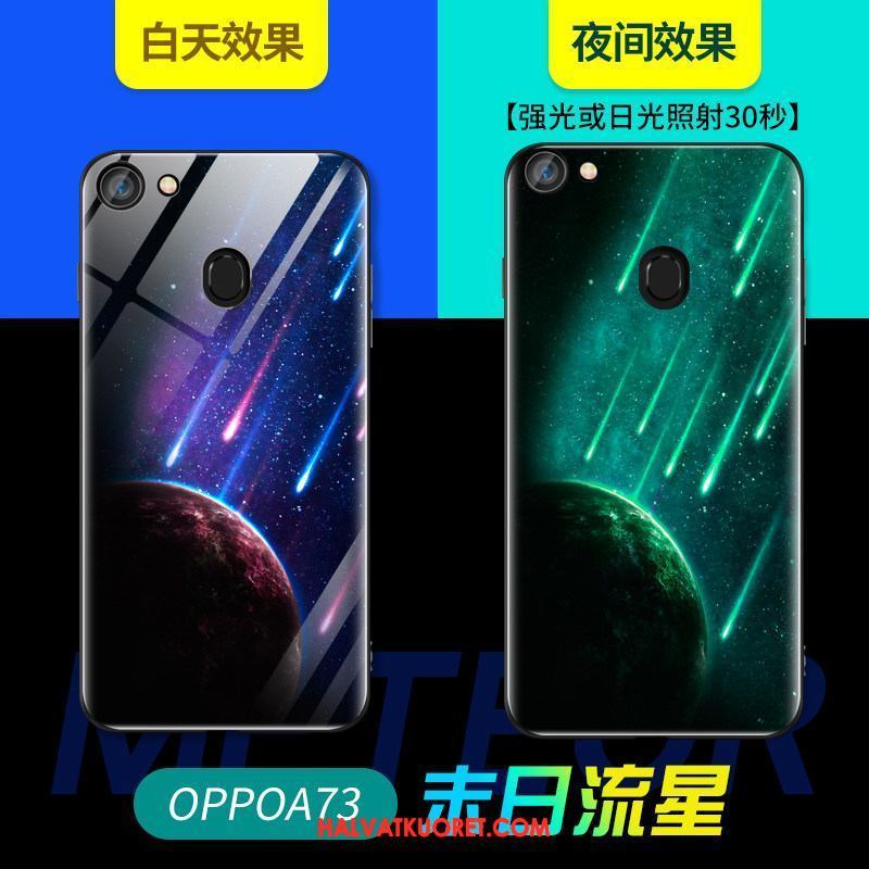 Oppo A73 Kuoret Tähti Sininen Suojaus, Oppo A73 Kuori Kotelo Kova