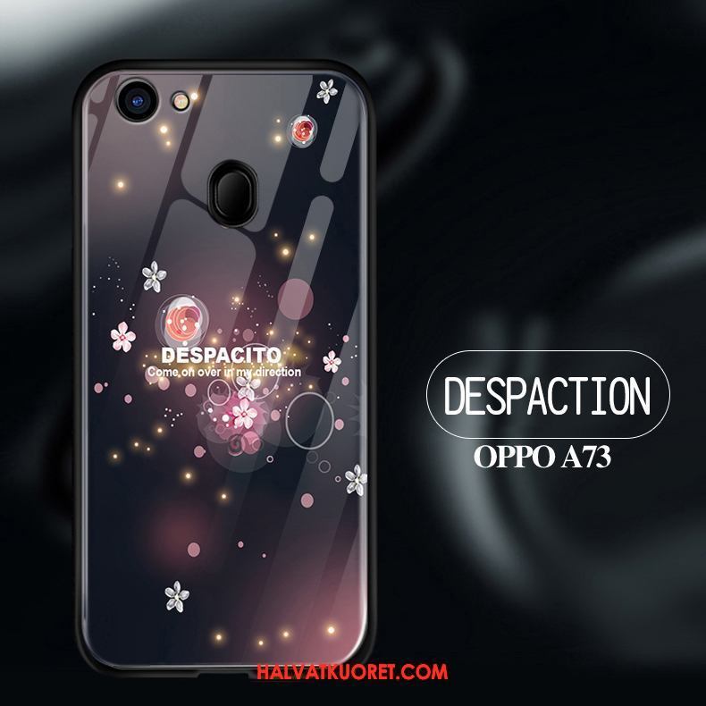 Oppo A73 Kuoret Violetti Murtumaton Pesty Suede, Oppo A73 Kuori Pehmeä Neste Suojaus