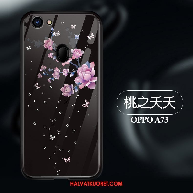 Oppo A73 Kuoret Violetti Murtumaton Pesty Suede, Oppo A73 Kuori Pehmeä Neste Suojaus