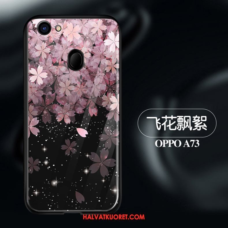 Oppo A73 Kuoret Violetti Murtumaton Pesty Suede, Oppo A73 Kuori Pehmeä Neste Suojaus