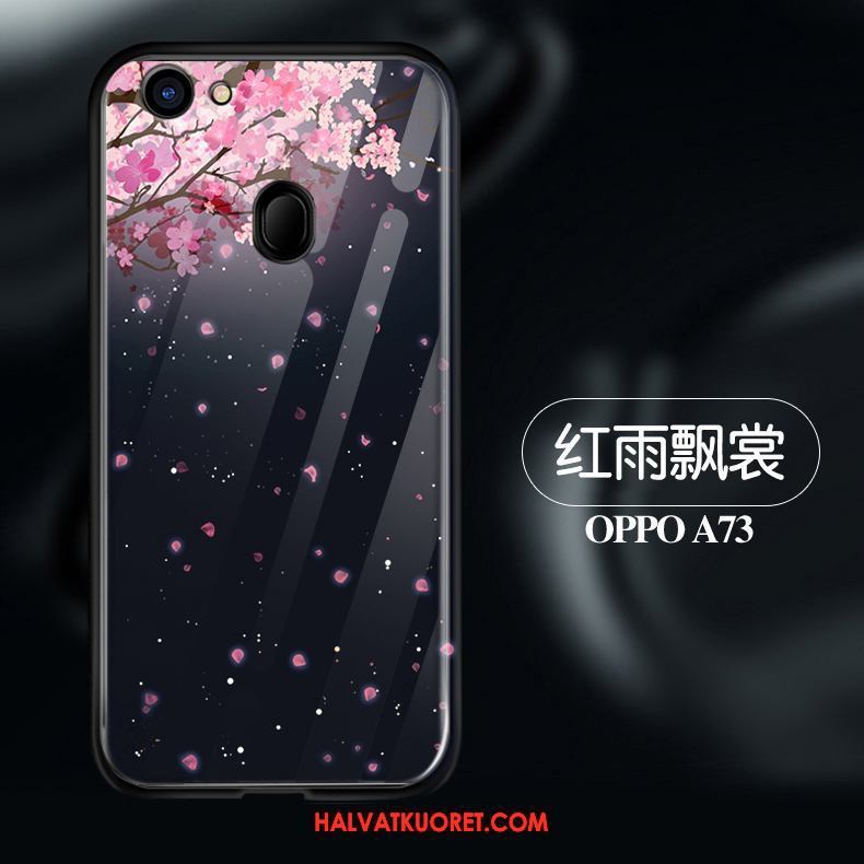 Oppo A73 Kuoret Violetti Murtumaton Pesty Suede, Oppo A73 Kuori Pehmeä Neste Suojaus