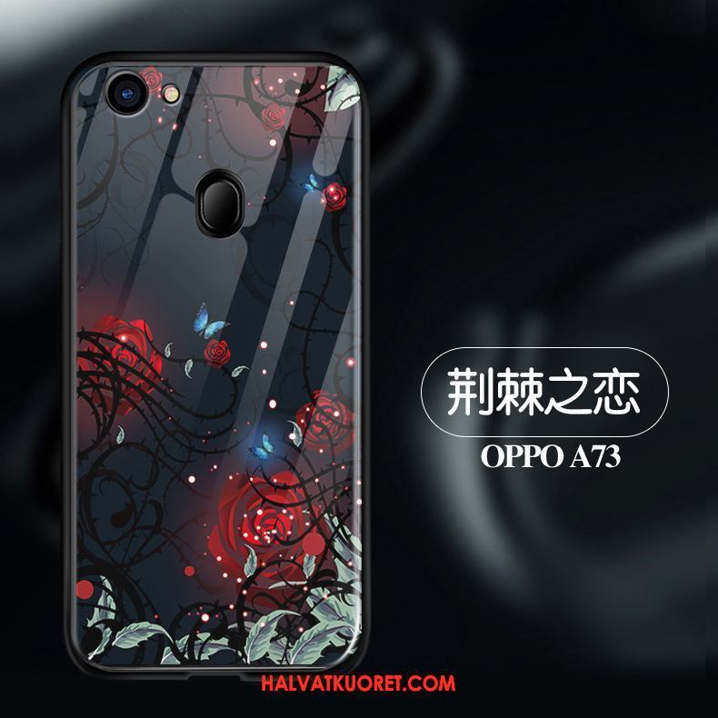 Oppo A73 Kuoret Violetti Murtumaton Pesty Suede, Oppo A73 Kuori Pehmeä Neste Suojaus