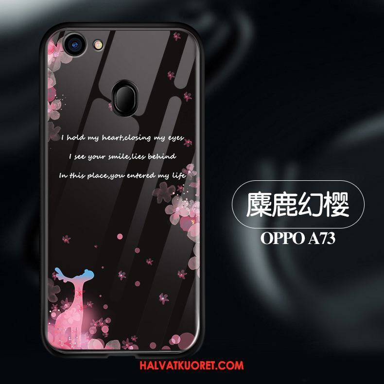 Oppo A73 Kuoret Violetti Murtumaton Pesty Suede, Oppo A73 Kuori Pehmeä Neste Suojaus