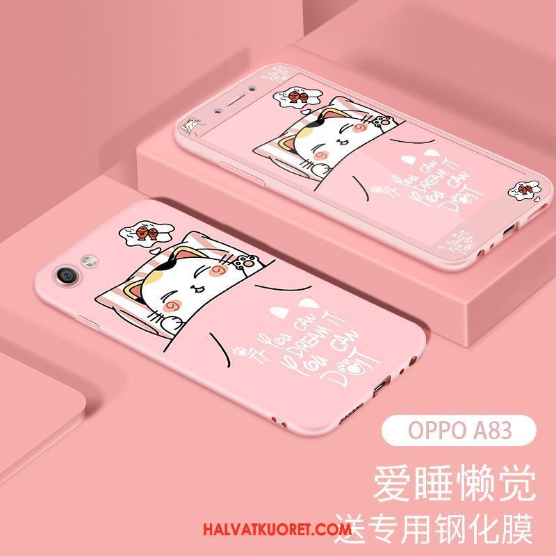 Oppo A83 Kuoret Kohokuviointi Silikoni Näytönsuojus, Oppo A83 Kuori Trendi Pehmeä Neste