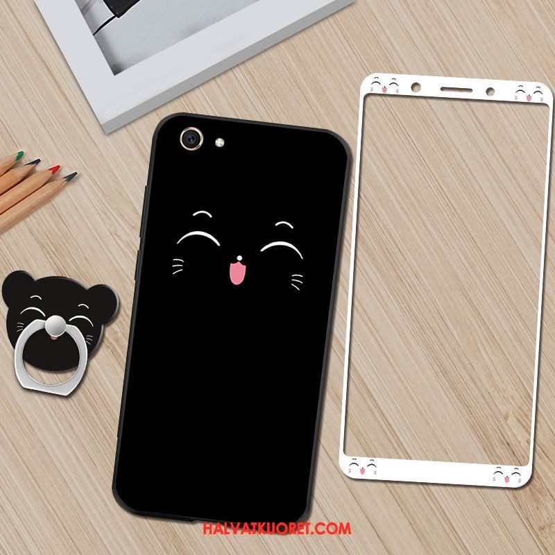 Oppo A83 Kuoret Murtumaton Pesty Suede Trendi, Oppo A83 Kuori Silikoni Luova