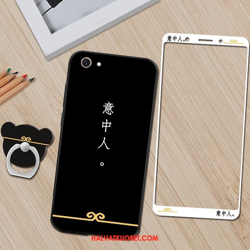 Oppo A83 Kuoret Murtumaton Pesty Suede Trendi, Oppo A83 Kuori Silikoni Luova